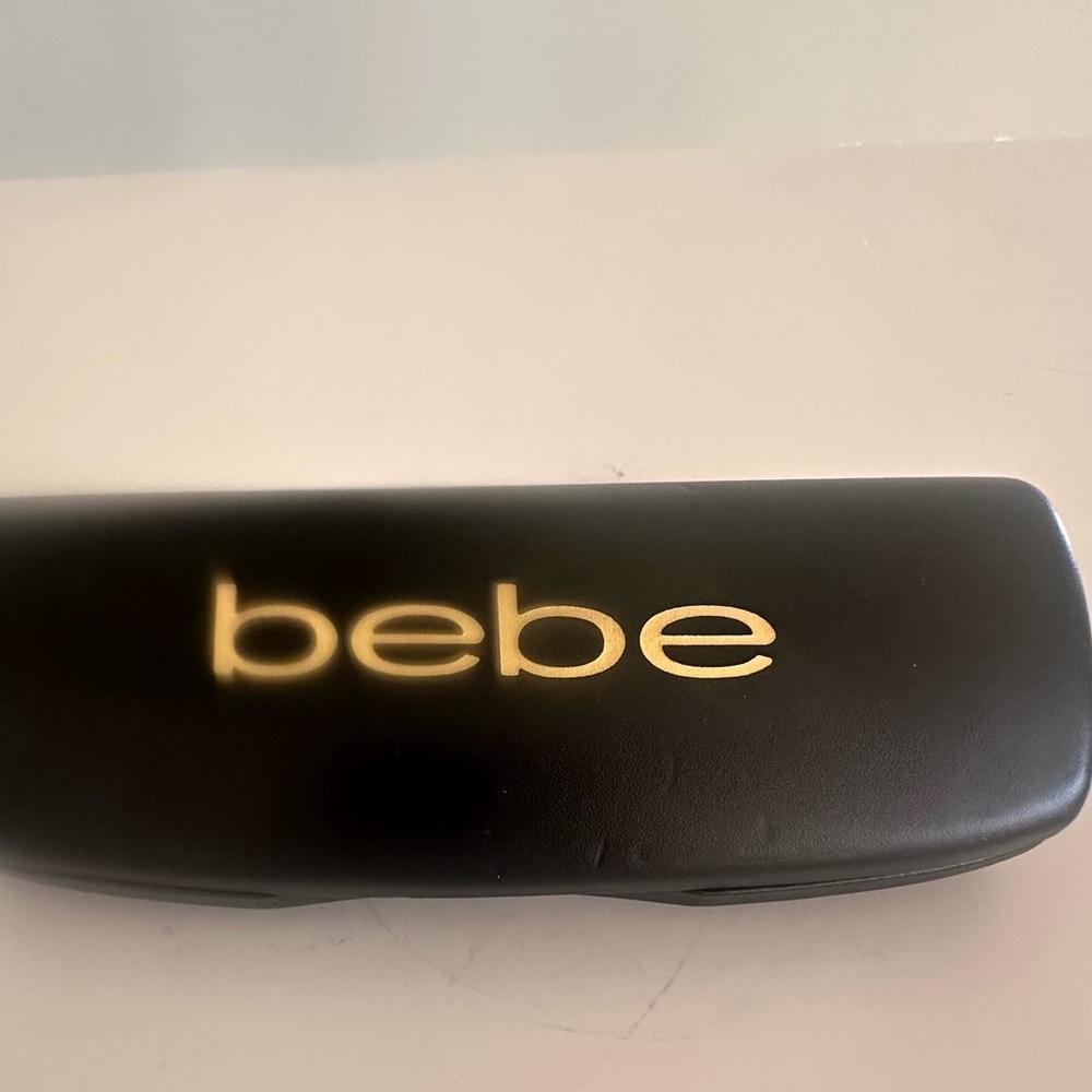 Bebe Black and Gold Eyewear Case